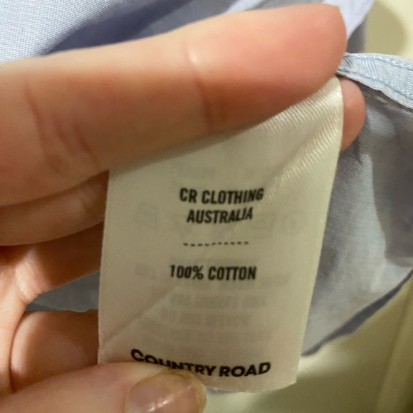 Country Road | Light Blue Men’s Dress Shirt - Picture 5 of 5